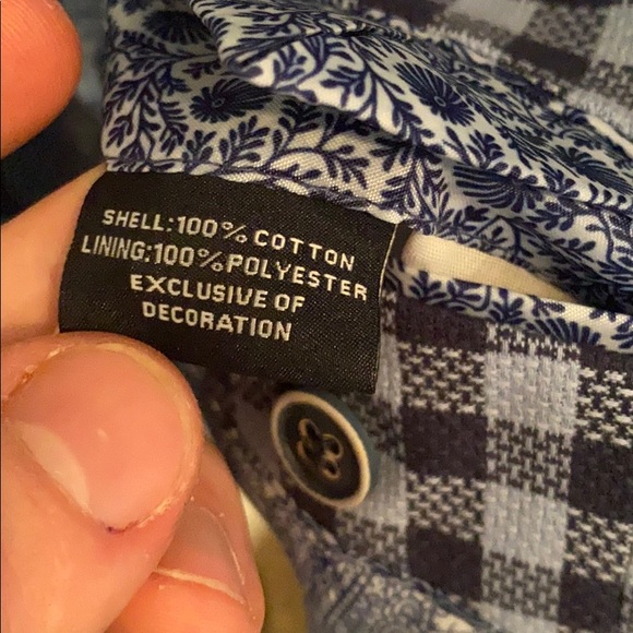 Tailorbyrd Men’s 42R Jacket Plaid Blue - Picture 4 of 5